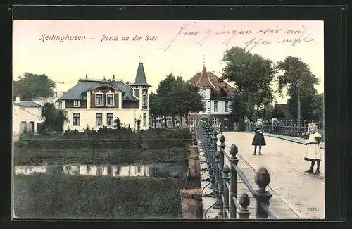 AK Kellinghusen, Brücke über die Stör