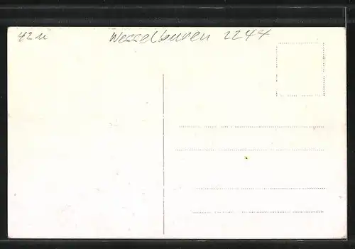 AK Wesselburen, Haus des Kirchenspielvogts Mohr bei dem Hebbel Lehrling war