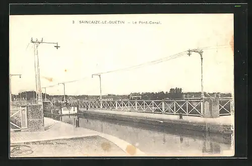 AK Saincaize-le-Guétin, Le Pont-Canal