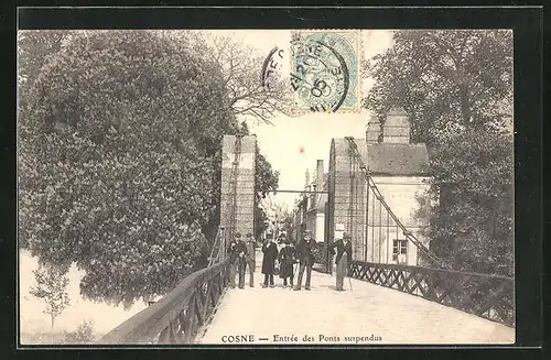 AK Cosne, Entrée des Ponts suspendus