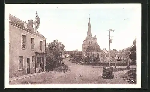 AK Pougny, Recette Buraliste et Place principale