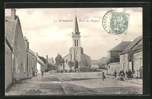 AK Tivernon, Place de l`Église