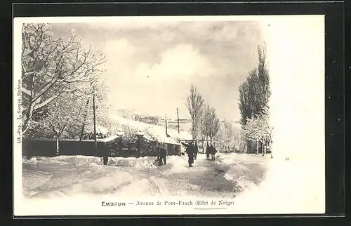AK Embrun, Avenue de Pont-Frach