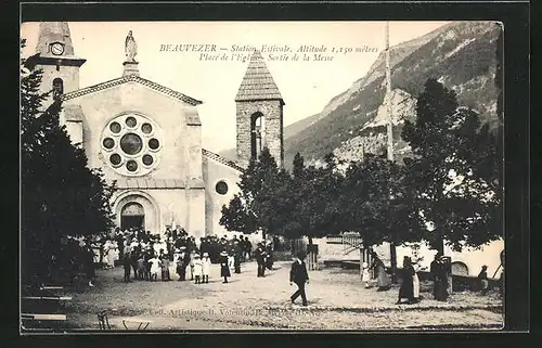 AK Beauvezer, Place de L`Eglise