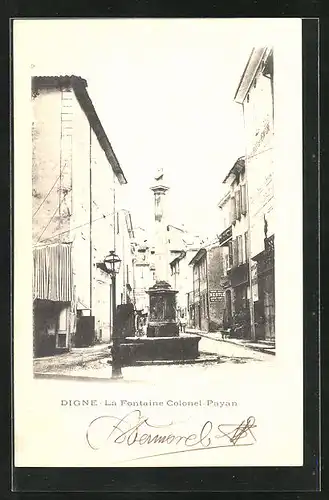 AK Digne, La Fontaine Colonel-Payan