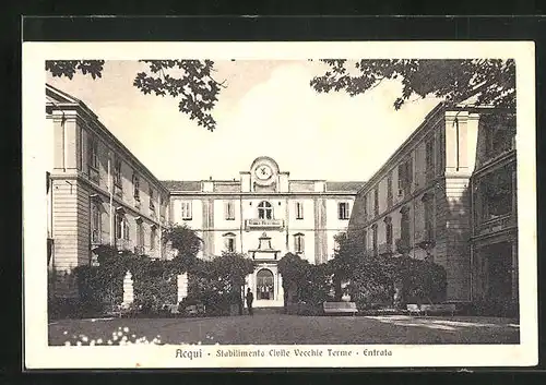 AK Acqui, Stabilimento Civile Vecchie Terme, Entrata