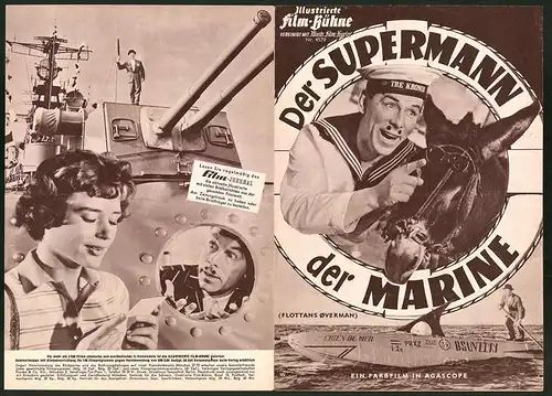 Filmprogramm IFB Nr. 4579, Der Supermann der Marine, Nils Poppe, Harriet Andersson, Regie: Stig Olin