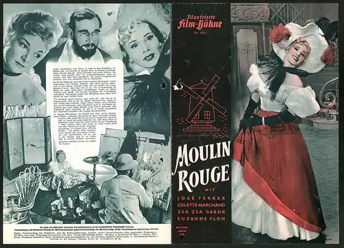 Filmprogramm IFB Nr. 1951, Moulin Rouge, José Ferrer, Colette Marchand, Regie: John Huston