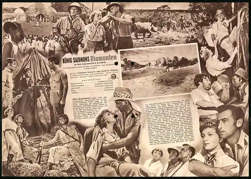 Filmprogramm IFB Nr. 1218, König Salomons Diamanten, Deborah Kerr, Stewart Granger, Regie: Compton Bennett