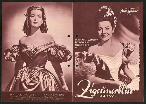 Filmprogramm IFB Nr. 410, Zigeunerblut, Margaret Lockwood, Patricia Roc, Regie: Bernard Knowles