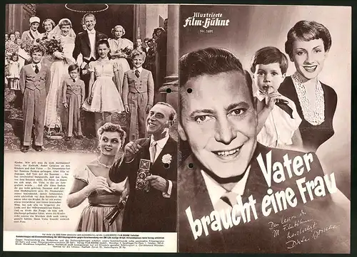 Filmprogramm IFB Nr. 1691, Vater braucht eine Frau, Dieter Borsche, Ruth Leuwerik, Regie: Harald Braun