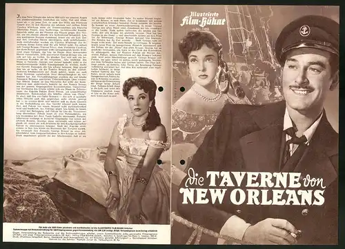 Filmprogramm IFB Nr. 1488, Die Taverne von New Orleans, Errol Flynn, Micheline Presle, Regie: William Marshall