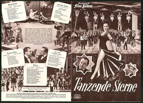 Filmprogramm IFB Nr. 1761, Tanzende Sterne, Fita Benkhoff, Germaine Damar, Regie: Geza von Cziffra