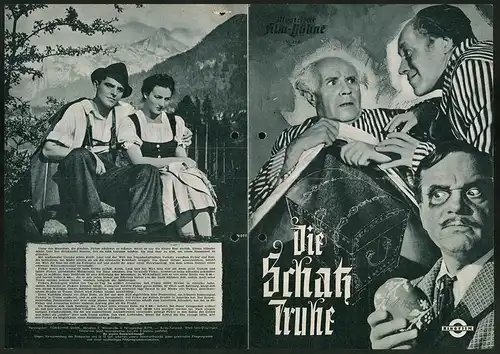 Filmprogramm IFB Nr. 284, Die Schatztruhe, Theo Danegger, Anton Lehmann, Regie: Carl Kurzmayer