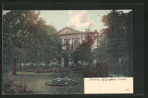 AK Duisburg, Blick auf die Tonhalle