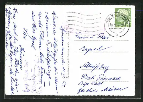 AK Landpoststempel Fleckl über Warmensteinach