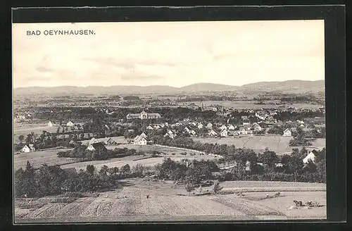 AK Bad Oeynhausen, Panorama auf ländliche Idylle