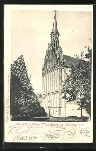 AK Mühlberg a. E., Altstädter- fühere Klosterkirche