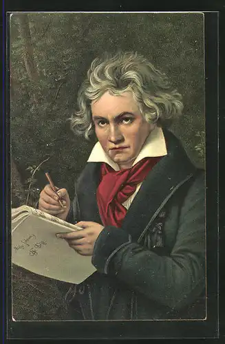 AK Portrait des Komponisten L. v. Beethoven