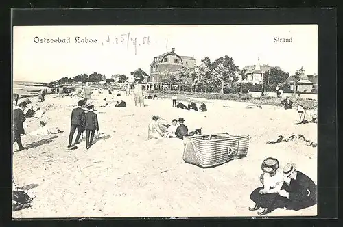 AK Laboe, Bürger am Strand