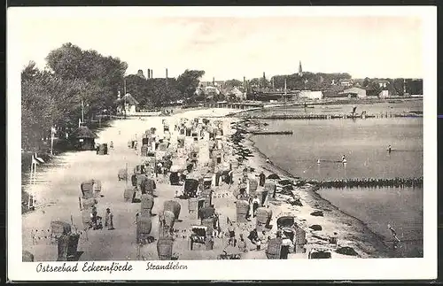 AK Ostseebad Eckernförde, Sicht auf den Strand