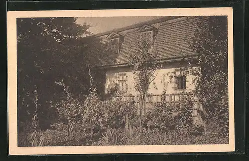 AK Weimar, Goethes Stadtwohnung am Frauenplan