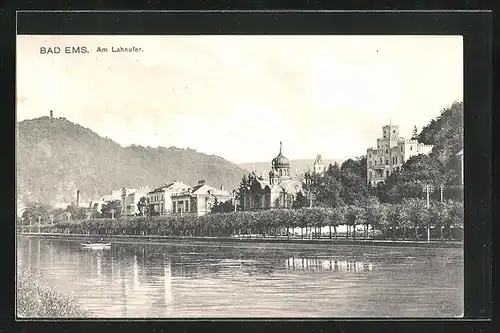 AK Bad Ems, Sicht auf das Lahnufer