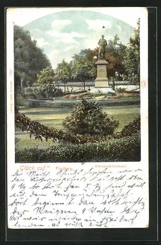 AK Freiberg, Bismarckdenkmal