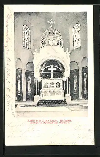 AK Maria Laach, Abteikirche, Hochaltar