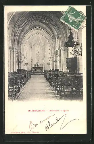 AK Grandchamp, Intérieur de l'Eglise