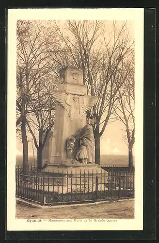 AK Gramat, Monument aux Morts de la Grande Guerre