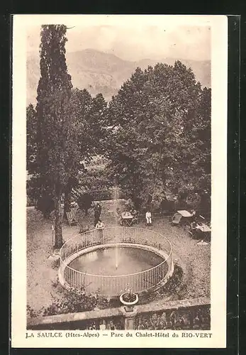 AK Saulce, Parc du Chalet-Hotel du Rio-Vert