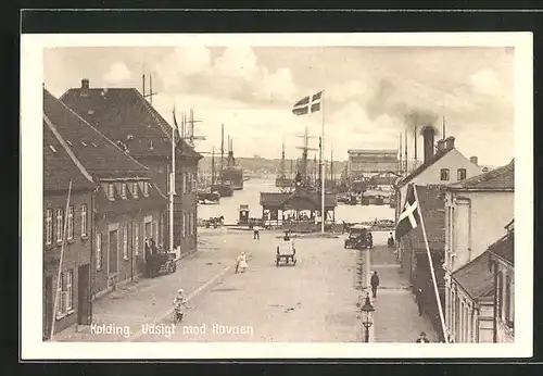 AK Kolding, Udsigt mod Havnen