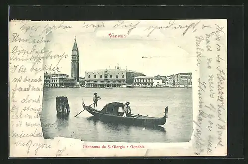 AK Venezia, Panorama da S. Giorgio e Gondola