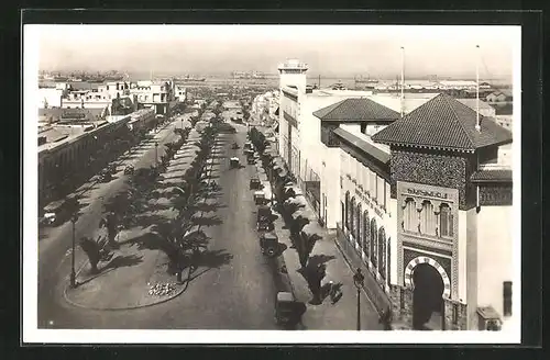 AK Casablanca, Boulevard der 4. Zuaven