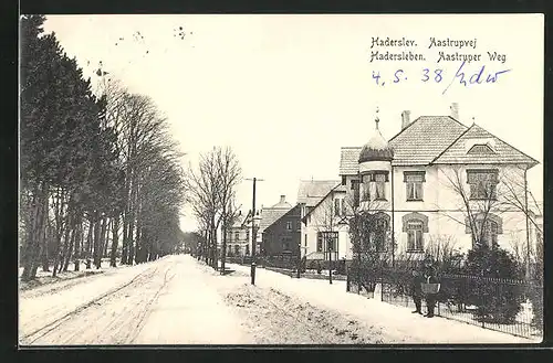 AK Hadersleben, Strasse Aastruper Weg