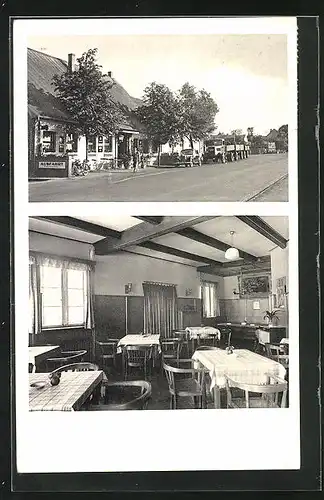 AK Bad Oeynhausen-Dehme, Gasthaus Autohof von August Deppe