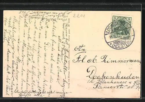 AK Lockstedter Lager, Casino am Truppenübungsplatz, Geschützpark, Totalansicht
