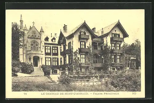 AK Mont-d`Arnaud, Le Chateau, Facade Principale
