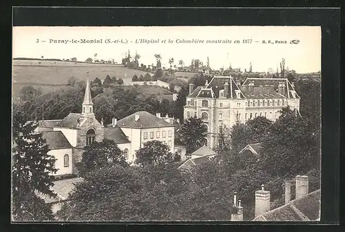 AK Paray-le-Monial, L`Hopital et la Colombiere construite en 1877