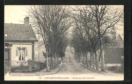 AK Champignelles, Avenue du Lavoir