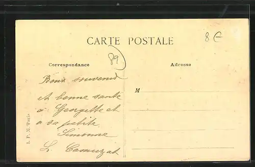 AK Pont-sur-Yonne, Le pont National, la route de Paris a Geneve