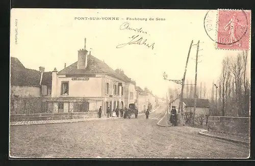 AK Pont-sur-Yonne, Faubourg de Sens