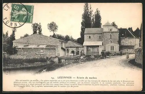 AK Lezinnes, Scierie de marbre