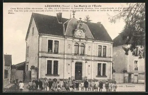AK Lezinnes, La Mairie et l`Ecole
