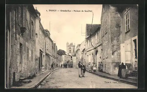 AK Irancy, Grande-Rue, Maison de Scufflot