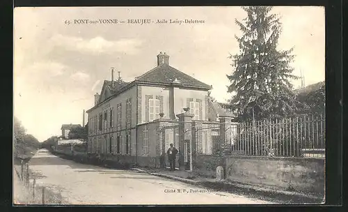 AK Pont-sur-Yonne, Beaujeu, Asile Lamy-Delettrez