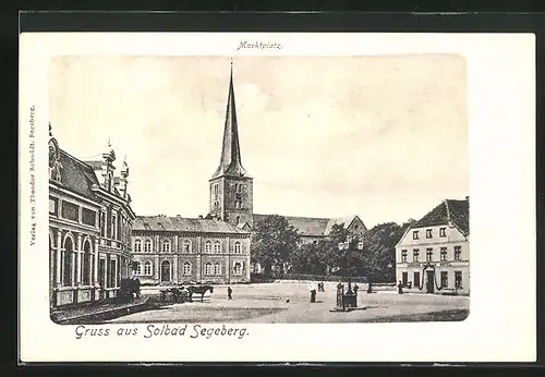 AK Segeberg, Marktplatz und Kirche