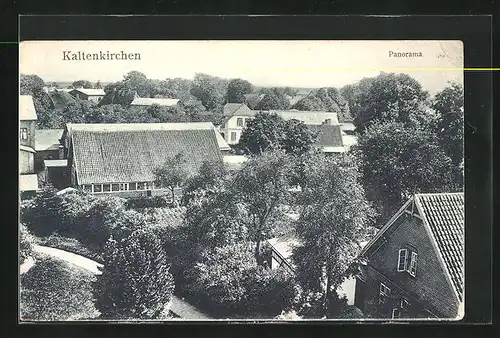 AK Kaltenkirchen, Ortsansicht aus der Vogelschau