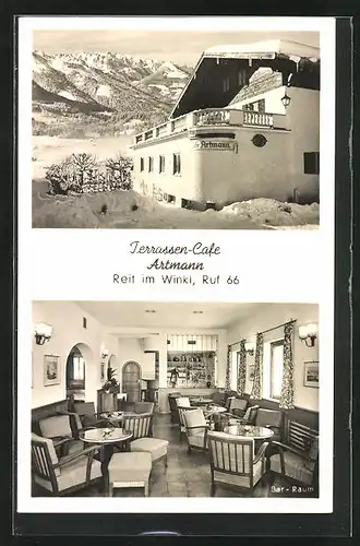 AK Reit im Winkl, Terrassen-Café Artmann